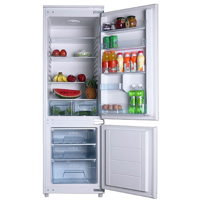 Холодильник Hansa BK316.3FA, встраиваемый, двухкамерный, класс А+, 238 л, No Frost, белый 526780