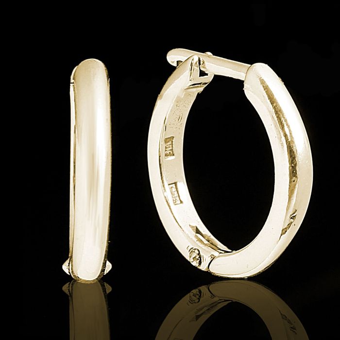 Серьги "Колечко", цвет золото