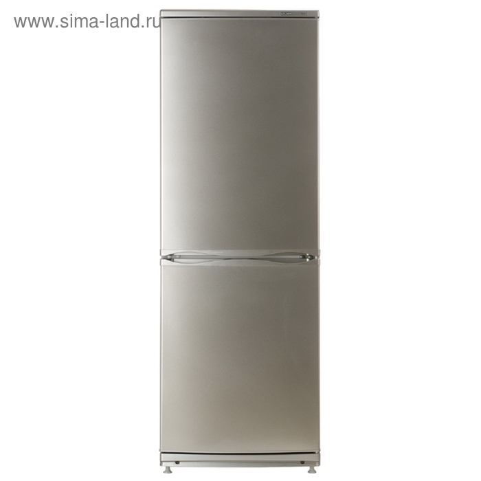 Холодильник ATLANT XM-4012-080, двухкамерный, класс А, 320 л, серебристый холодильник atlant xm 6026 031 двухкамерный класс а 393 л белый
