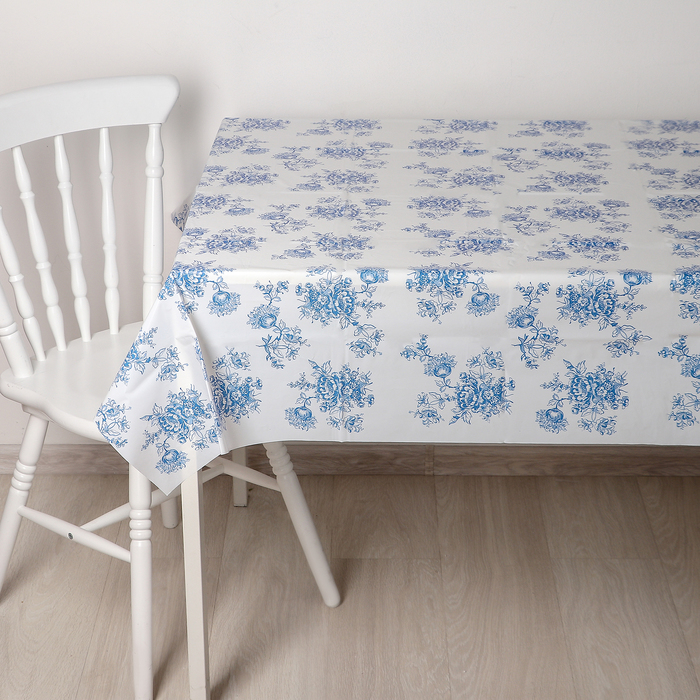Скатерть 120х180 см "Гжель", цвет белый