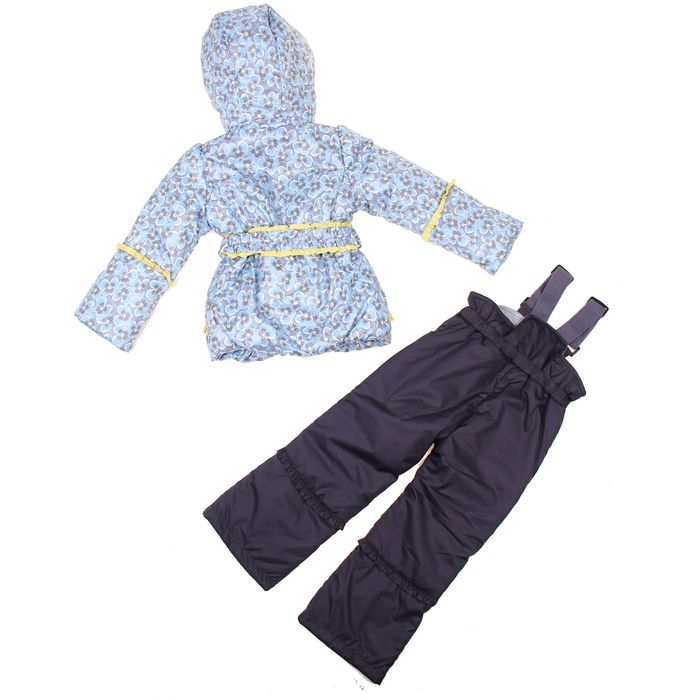 Костюм для девочки "Василиса", рост 86 см, цвет синий/серый