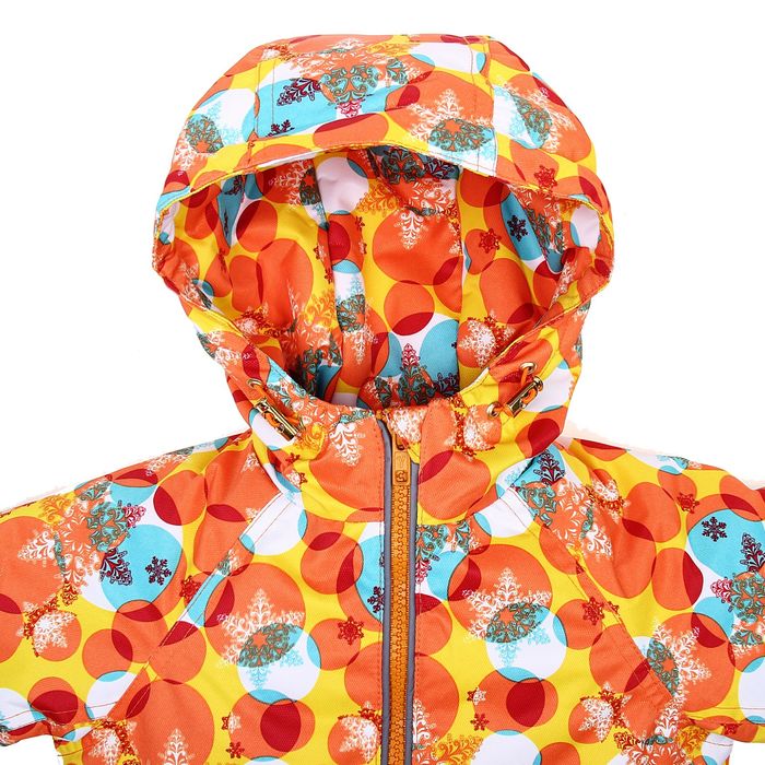 Костюм для девочки "Настёна", рост 86 см, цвет бирюзовый/оранжевый