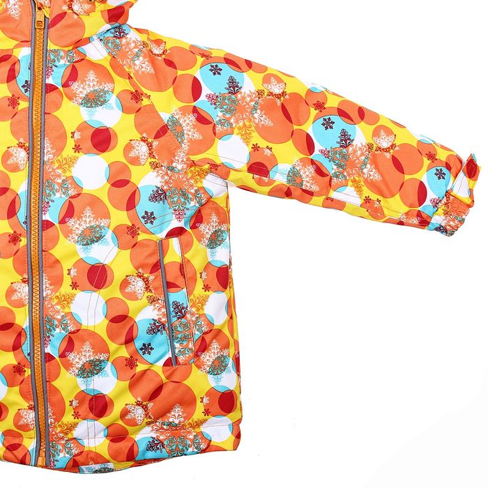 Костюм для девочки "Настёна", рост 86 см, цвет бирюзовый/оранжевый