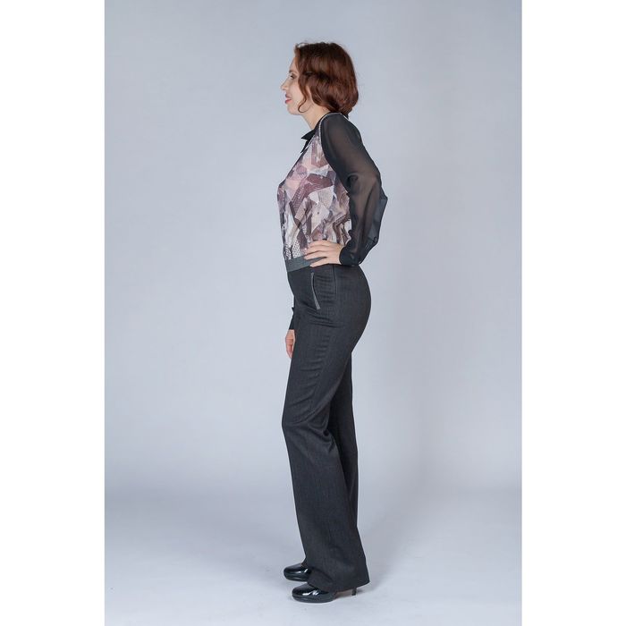 Брюки женские, размер 44, рост 170 см, цвет чёрный (арт. B3033-0845)