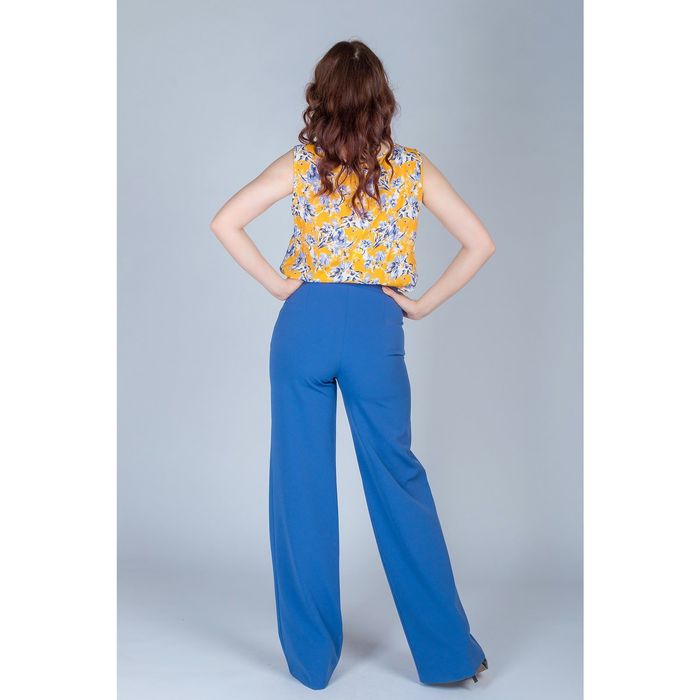 Брюки женские, размер 44, рост 170 см, цвет голубой (арт. Y1515-0272)