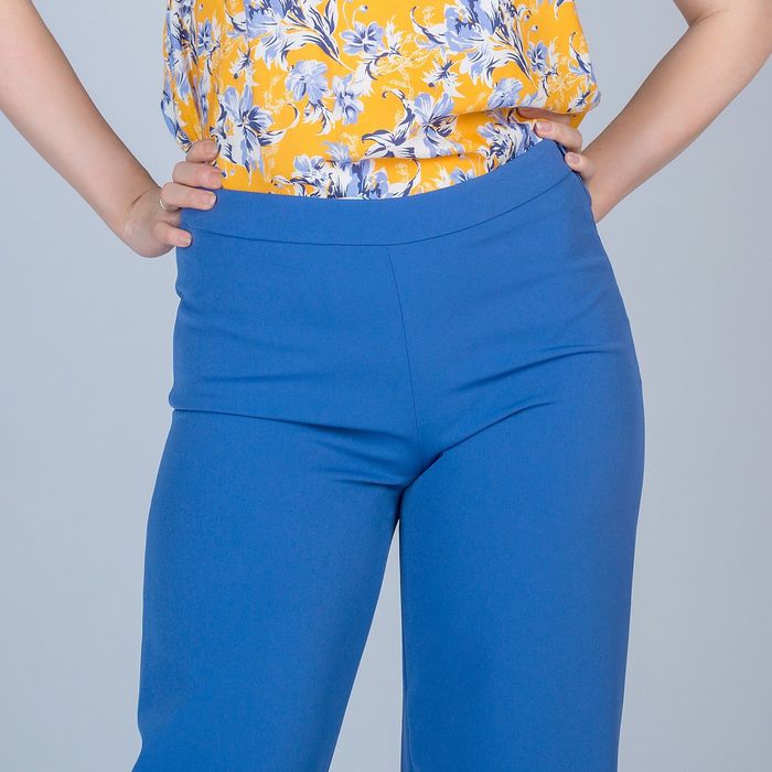 Брюки женские, размер 44, рост 170 см, цвет голубой (арт. Y1515-0272)