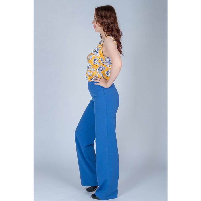 Брюки женские, размер 48, рост 170 см, цвет голубой (арт. Y1515-0272)