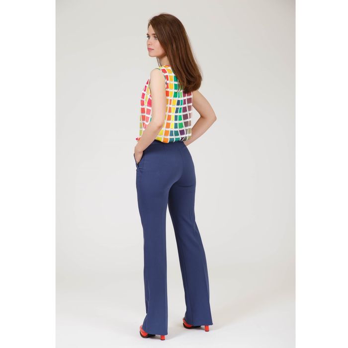 Брюки женские, размер 44, рост 170 см, цвет синий (арт. Y1531-0210)