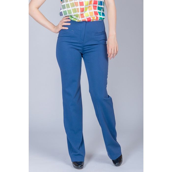 Брюки женские, размер 42, рост 170 см, цвет синий (арт. Y1531-0228)