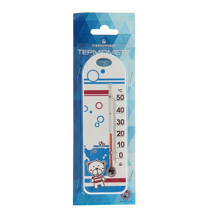 Термометр комнатный «Сувенир. П-15», основание - пластмасса, рисунок «Медвежонок»