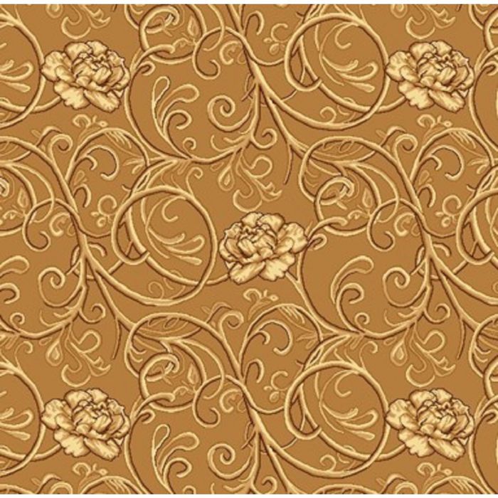 Палас Гвоздика, размер 250х400 см, цвет бежевый, войлок 195 г/м2