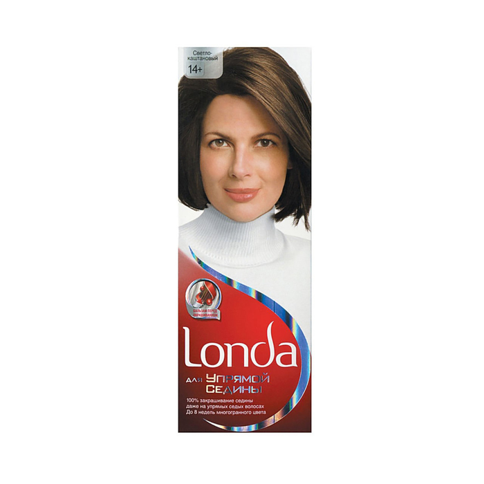 Крем-краска для волос Londa "Для упрямой седины", светло-каштановый, 60 мл