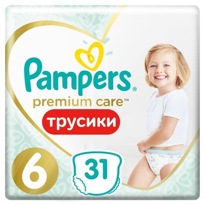 Подгузники-трусики PAMPERS Premium Care Large (15+ кг), 31 шт - Фото 1