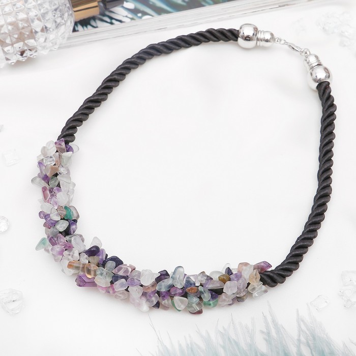 Колье жгут "Флюорит", 45см