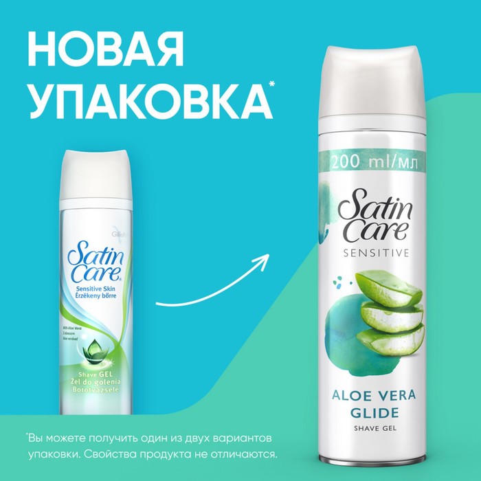 

Гель для бритья Gillette Satin Care Sensitive Skin, 200 мл