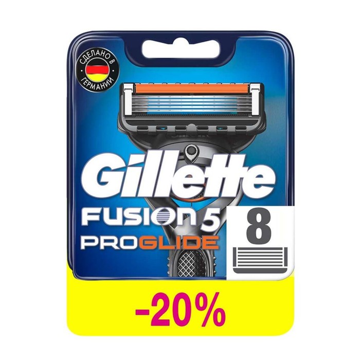 

Сменные кассеты Gillette Fusion ProGlide, 8 шт