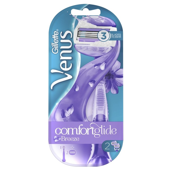 

Бритва Gillette Venus Breeze, 2 сменные кассеты