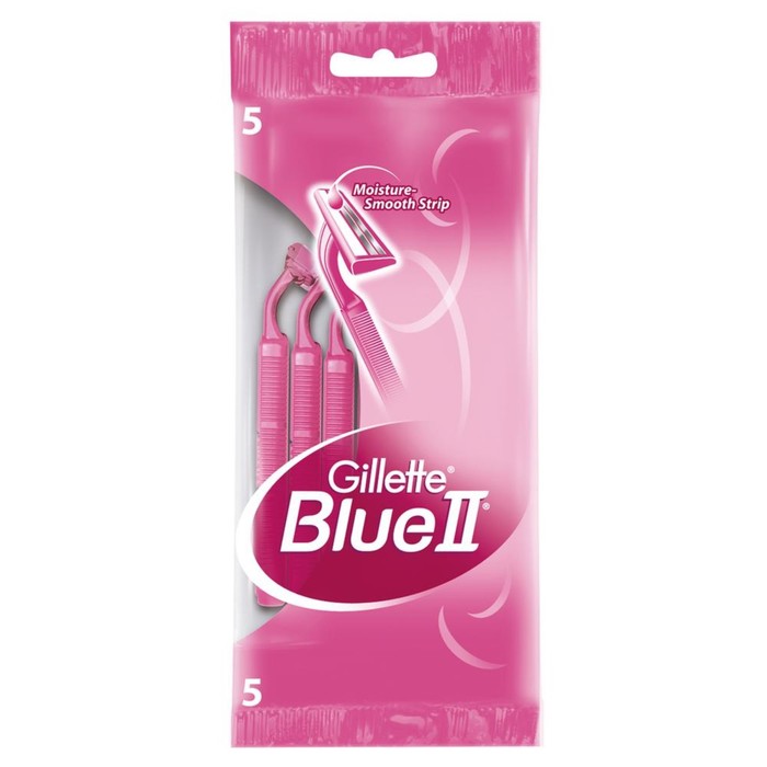 цена Бритвы одноразовые Gillette Blue2, 5 шт.
