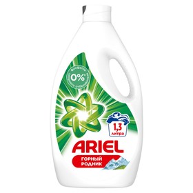 

Гель для стирки Ariel «Горный родник», концентрат, 1,3 л
