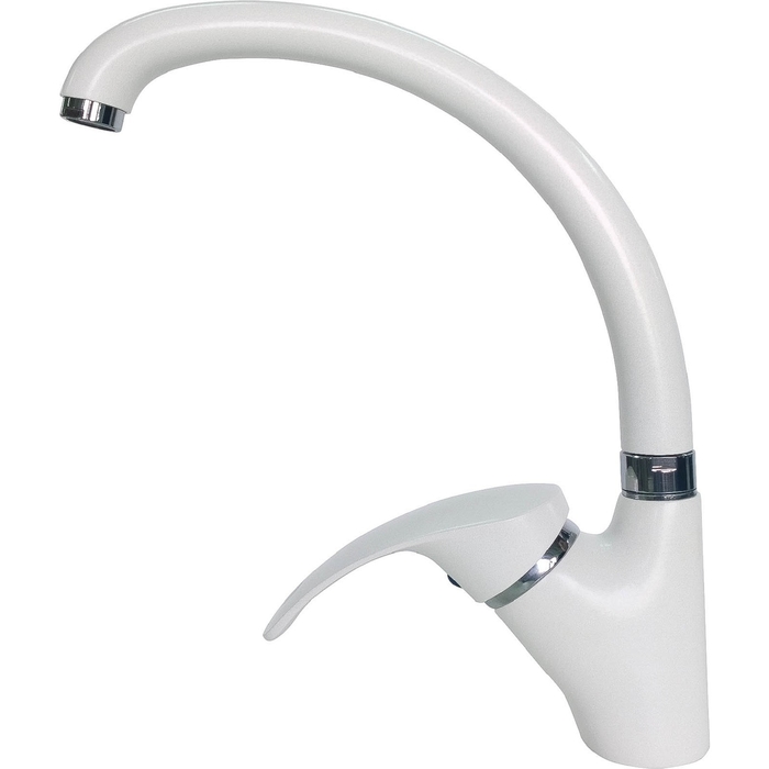 Смеситель для кухни Gerdamix DG Crema D201, белый