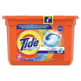 

Капсулы для стирки Tide с ароматом Lenor 15 х 25,2 г