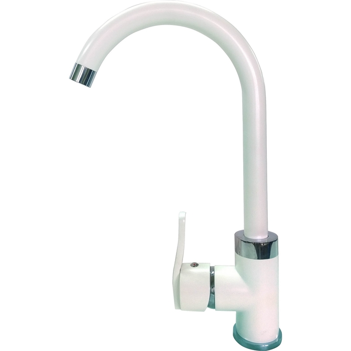 Смеситель для кухни Gerdamix DG Violado D201, белый