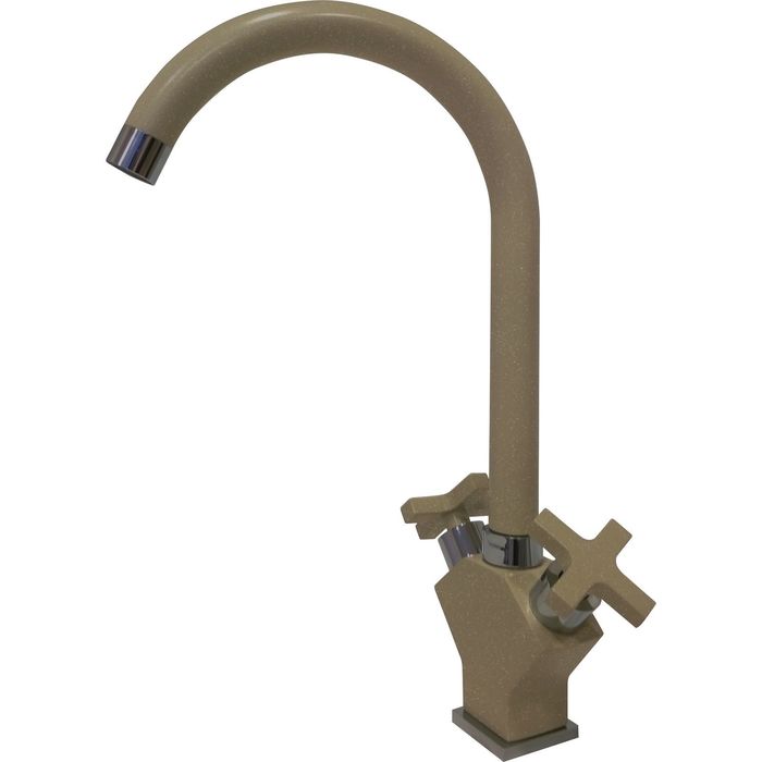 Смеситель для кухни Gerdamix FL Carmesi F109, бежевый