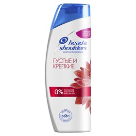 

Шампунь для волос Head & Shoulders «Густые и крепкие», против перхоти, 400 мл