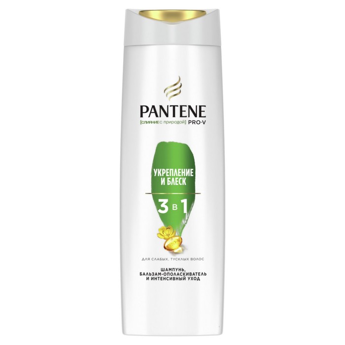 Шампунь Pantene 2в1 "Слияние с природой" - "Укрепление и блеск", 360 мл