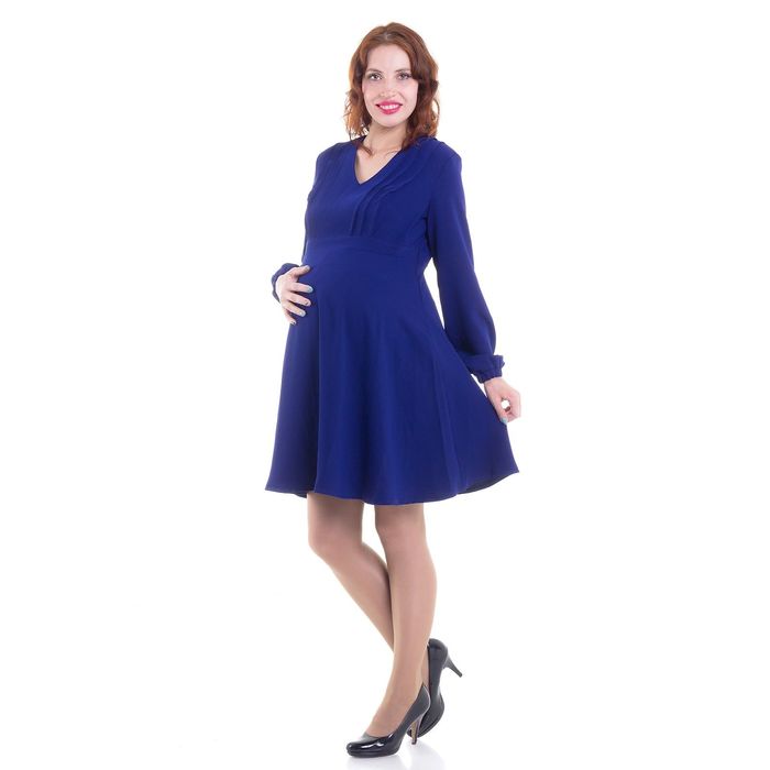 Платье для беременных, размер 48, рост 168 см, цвет синий (арт. 51373503)