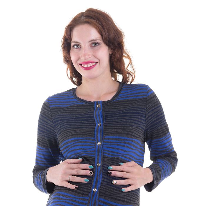 Кардиган для беременных, размер 44, рост 168 см, цвет синий (арт. 31320483)