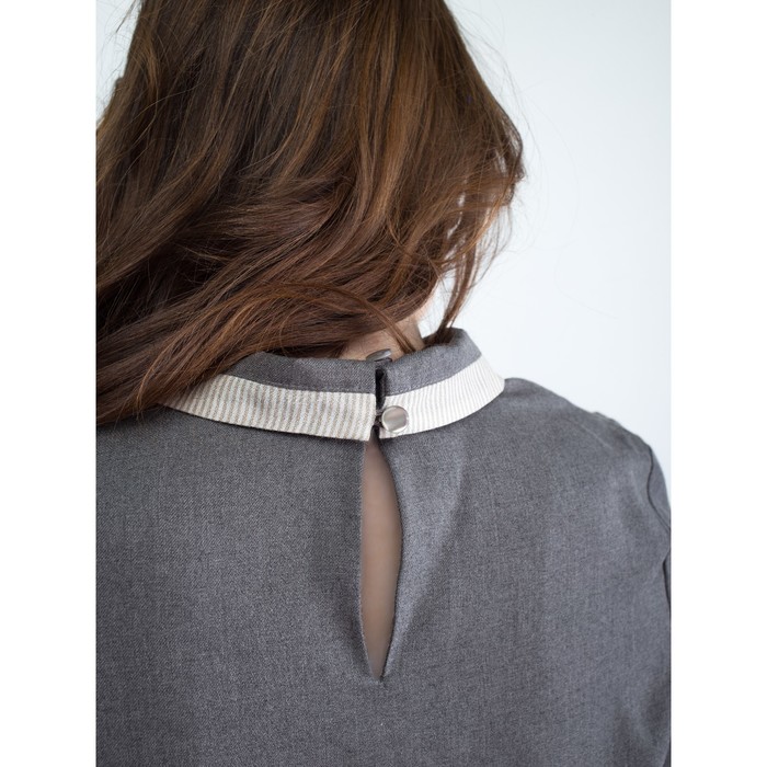 Блузка для беременных, размер 44, рост 168 см, цвет серый (арт. 32375431)