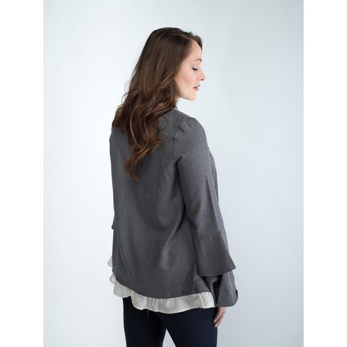 Блузка для беременных, размер 46, рост 168 см, цвет серый (арт. 32375431)