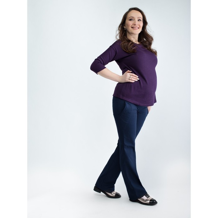 Джемпер для беременных, размер 44, рост 168 см, цвет фиолетовый (арт. 350411615)