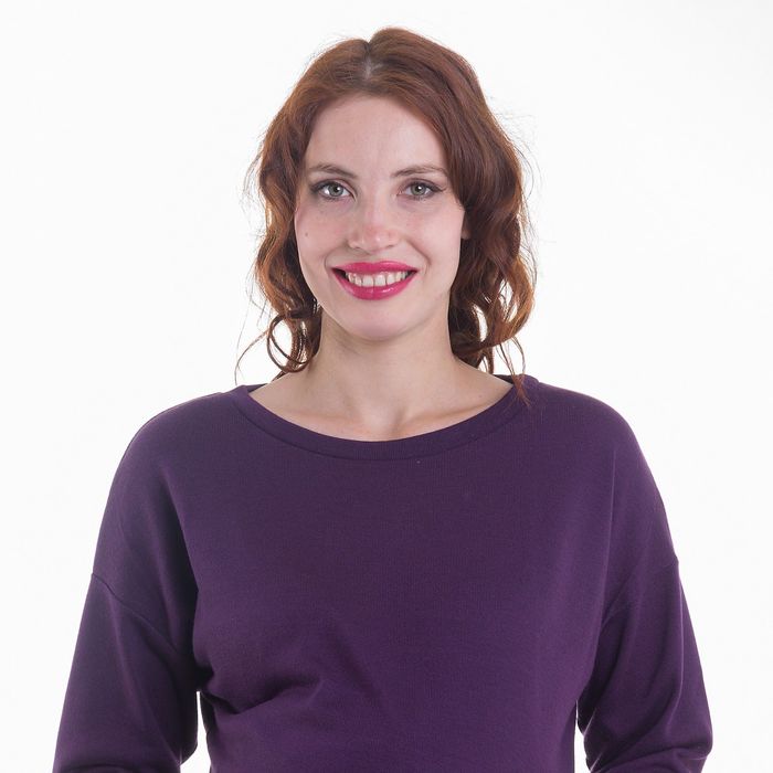 Джемпер для беременных, размер 44, рост 168 см, цвет фиолетовый (арт. 350411615)