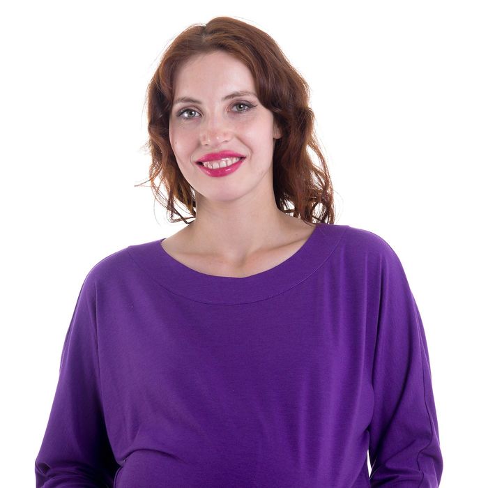 Топ для беременных, размер 46, рост 168 см, цвет фиолетовый (арт. 371511615)