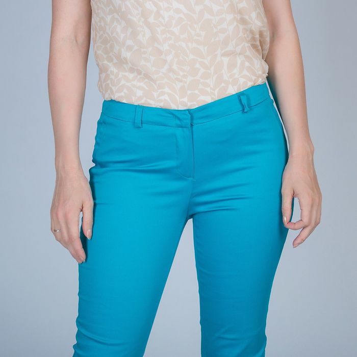 Брюки женские, размер 42, рост 170 см, цвет голубой (арт. 6617786)