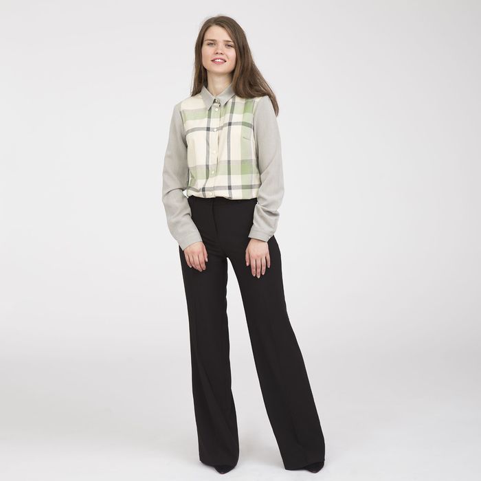 Блуза женская, размер 42, рост 170 см, цвет серый (арт. Y1214-0171)