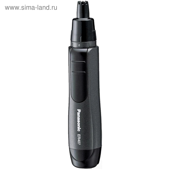 Триммер Panasonic ER407K520, для носа/ушей, 1хАА (не в комплекте), черный