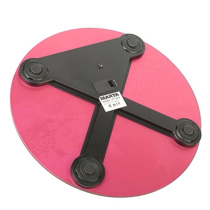 Весы напольные Marta MT-1662, электронные, до 180 кг, красные