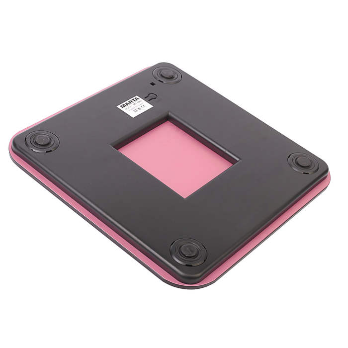Весы напольные Marta MT-1663, электронные, до 180 кг, розовый