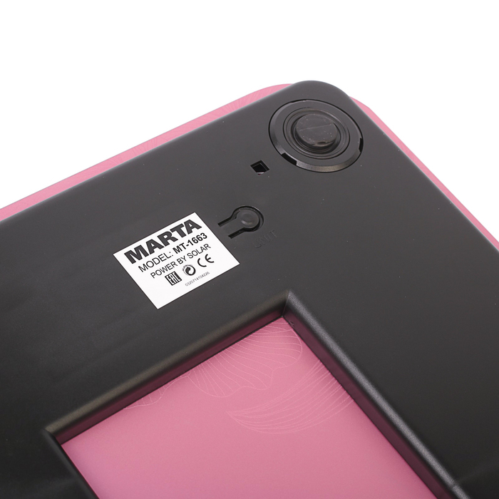 Весы напольные Marta MT-1663, электронные, до 180 кг, розовый