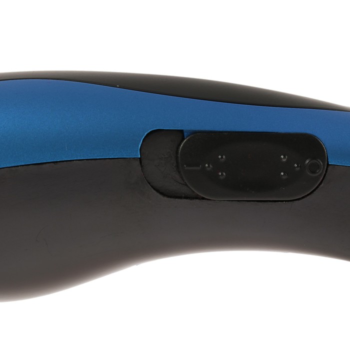 Машинка для стрижки Supra HCS-203, 4 насадки, синяя