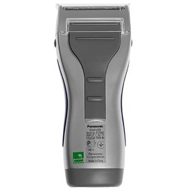 

Электробритва Panasonic ES3042S520, сеточная, сухое/влажное бритьё, триммер, серо-синяя