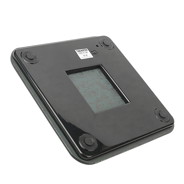 Весы напольные Marta MT-1663, электронные, до 180 кг, металлик