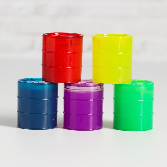 Лизун "Бочка", цвета МИКС