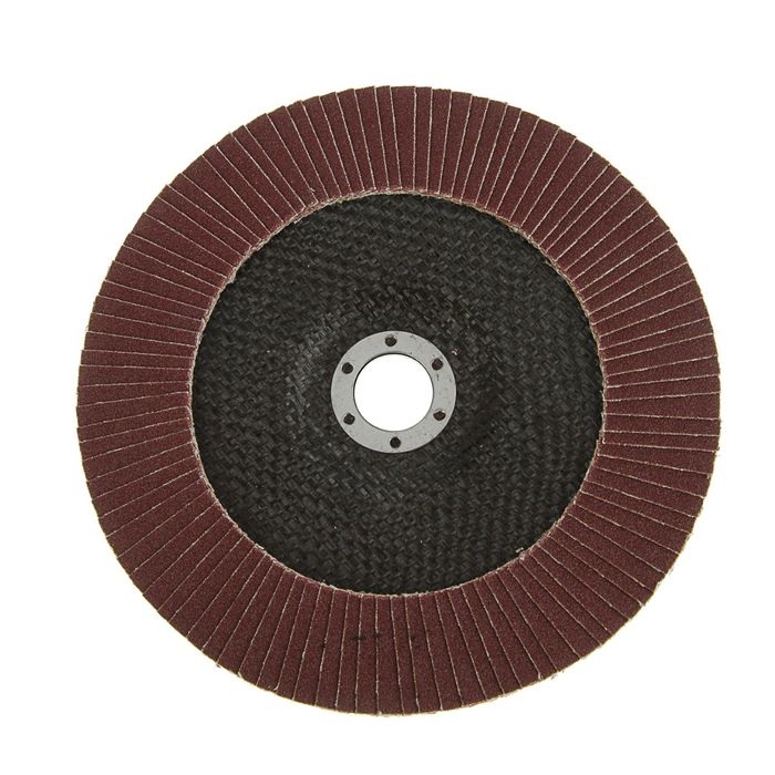 Круг лепестковый торцевой TUNDRA, 180 х 22 мм, Р100