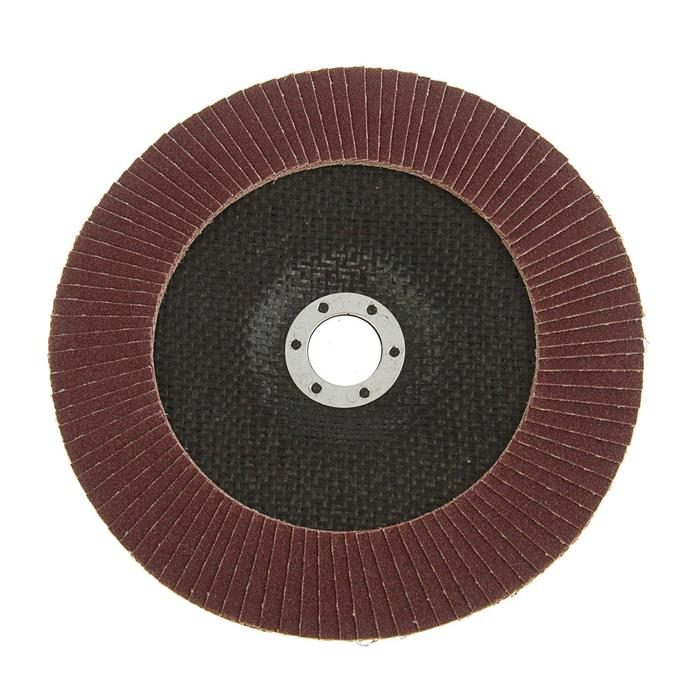 Круг лепестковый торцевой TUNDRA, 180 х 22 мм, Р120