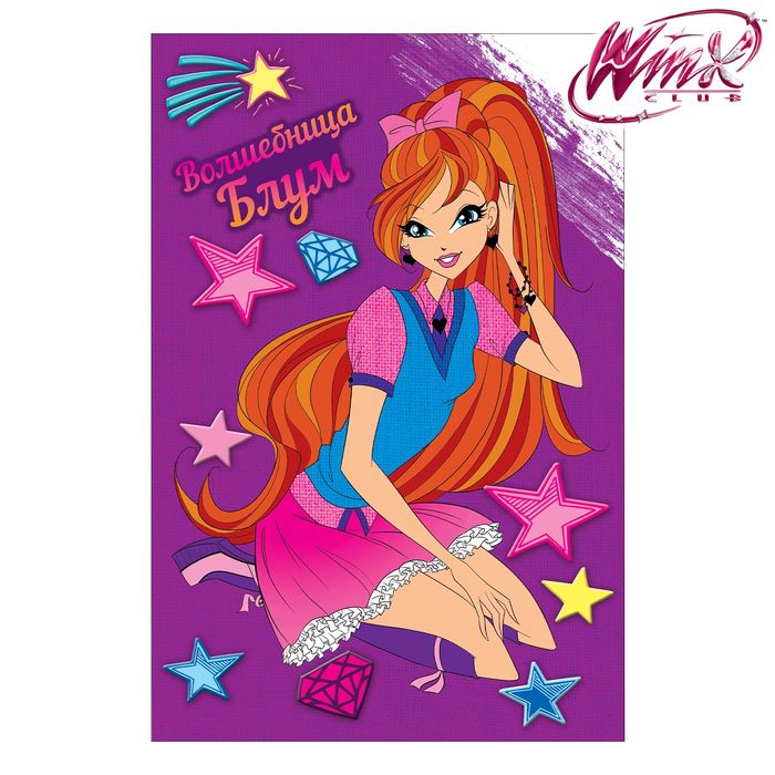 Роспись "Волшебница", феи ВИНКС: Блум, с красками 6 шт по 3мл+ кисть+доп элементы