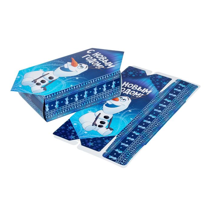 Сборная коробка-конфета "С Новым счастьем!", Холодное сердце, 14 х 22 х 8 см